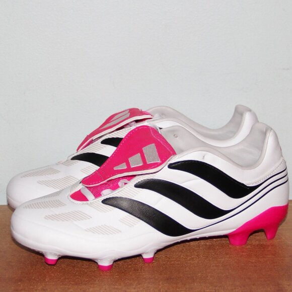 Adidas Predator Precision.3 FG Soccer Cleats Mens 7 White Black Pink - Picture 2 of 7